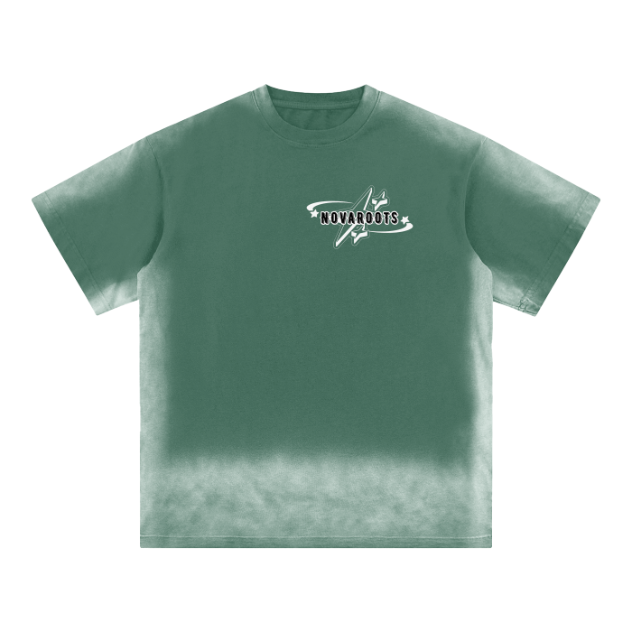 Washed Edge Drop Shoulder T-Shirt - 250 GSM