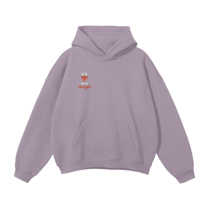 Streetwear Unisex Oversized Solid Color Fleece Hoodie