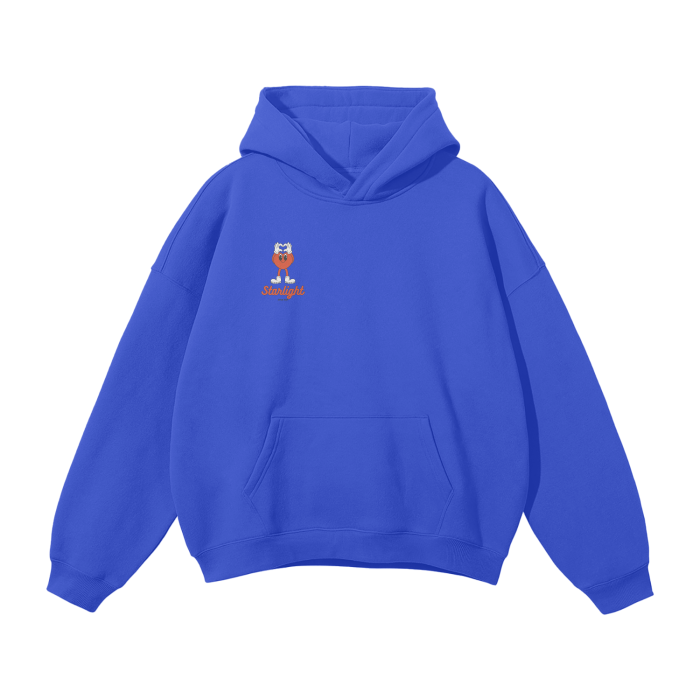 Streetwear Unisex Oversized Solid Color Fleece Hoodie
