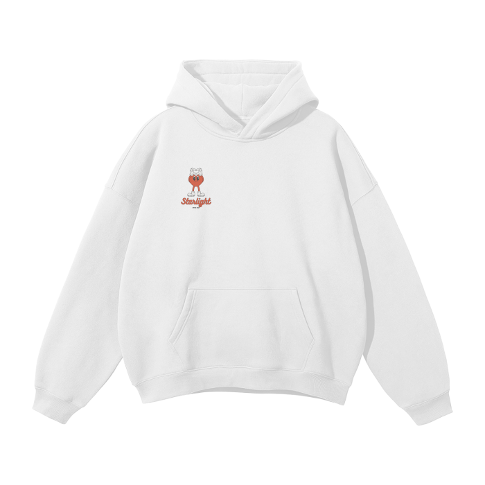 Streetwear Unisex Oversized Solid Color Fleece Hoodie