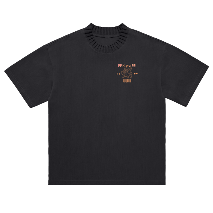 Heavyweight Classic Knitted Round Neck T-Shirt - 305 GSM