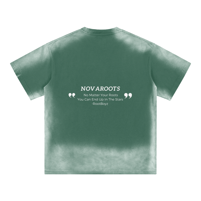 Washed Edge Drop Shoulder T-Shirt - 250 GSM