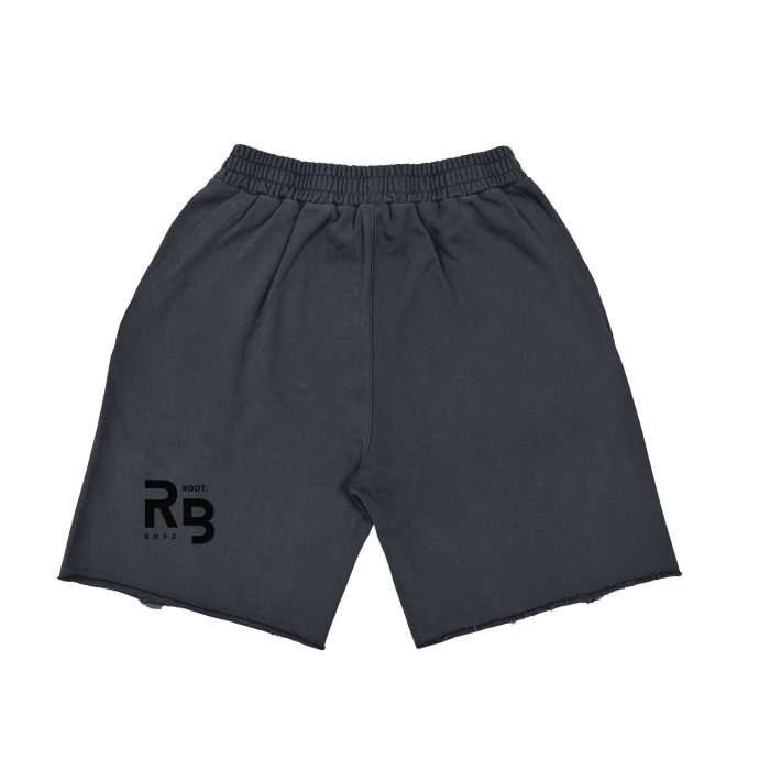 Heavyweight Vintage Washed Tiger Stripes Short Pants - 360 GSM