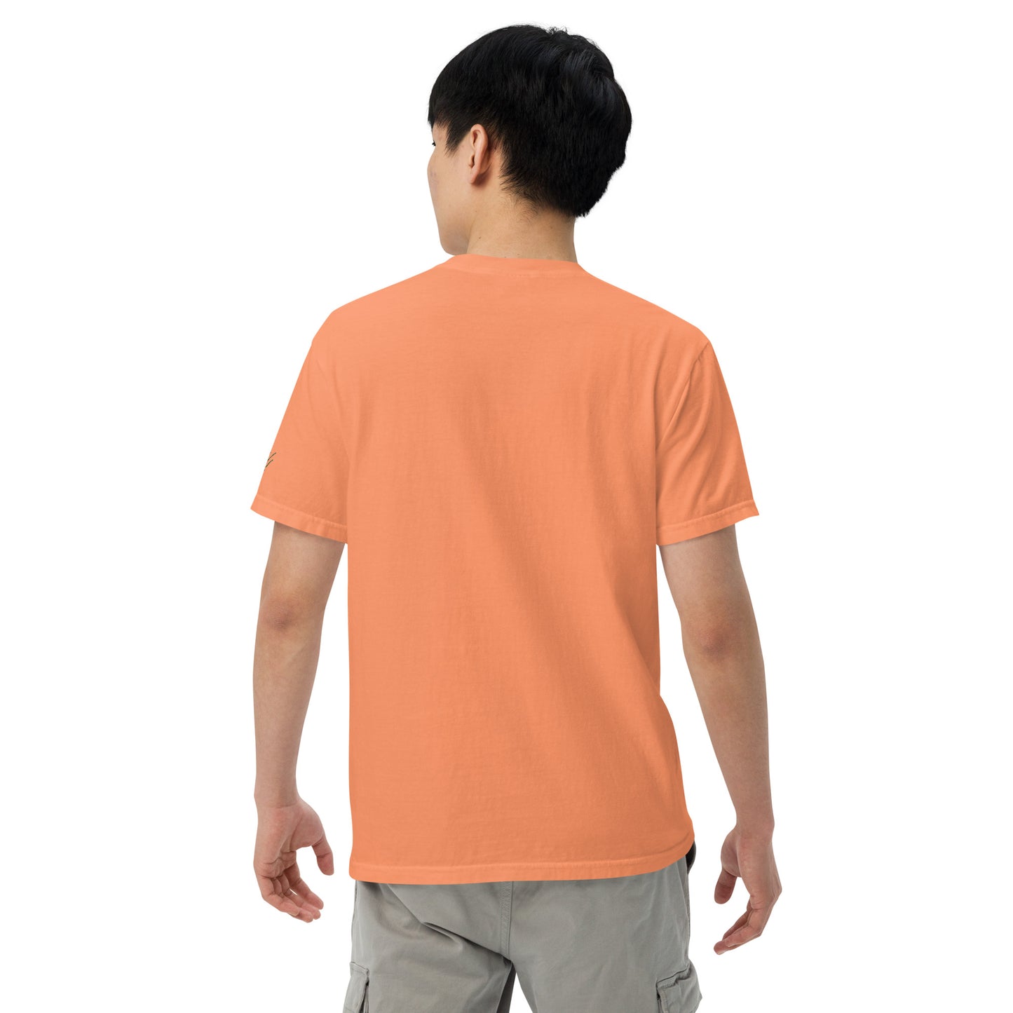 Embroidered heavyweight t-shirt 100% Cotton