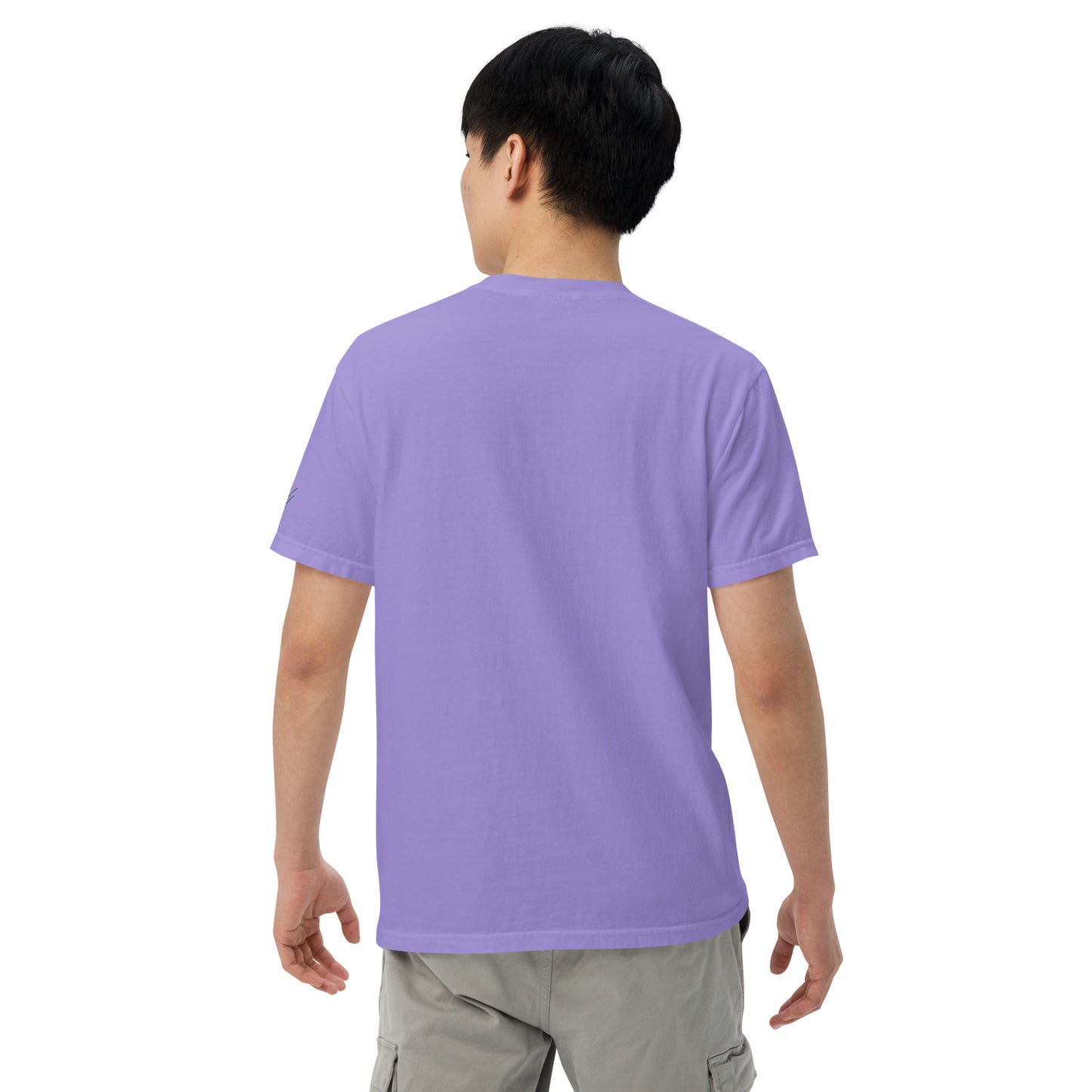 Embroidered heavyweight t-shirt 100% Cotton