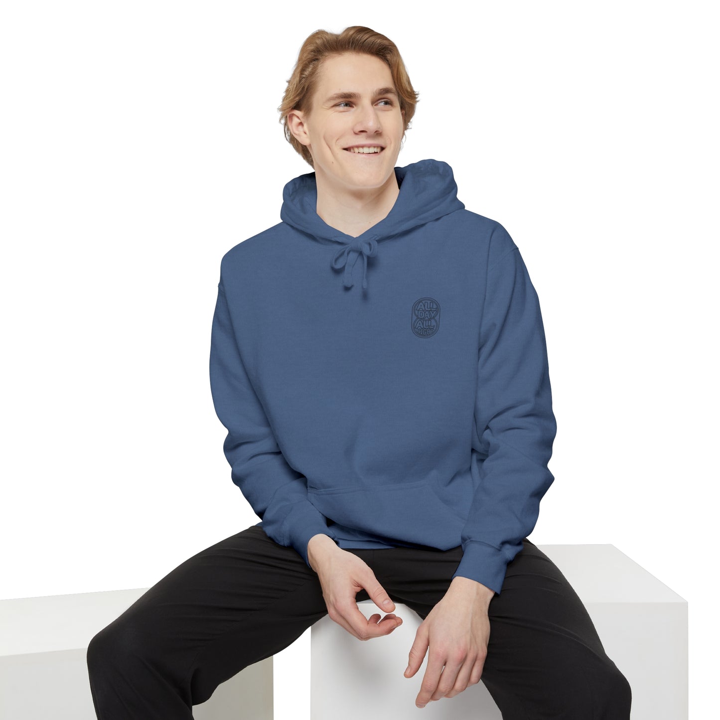 Ultra Heavy All Day All Night Garment-Dyed Hoodie