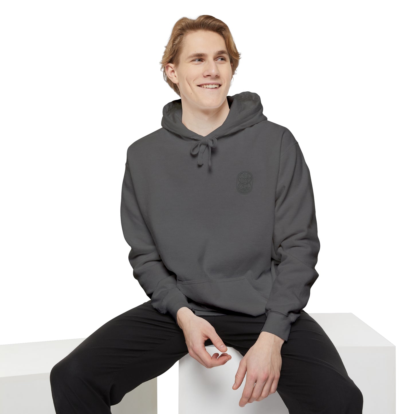 Ultra Heavy All Day All Night Garment-Dyed Hoodie