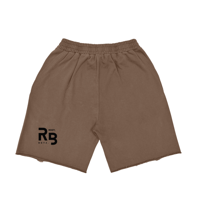 Heavyweight  Vintage Washed Tiger Stripes Short Pants - 360 GSM