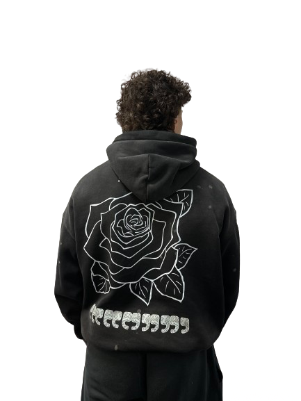 FlowerDust UltraSoft Washed Frayed Effect Hoodie