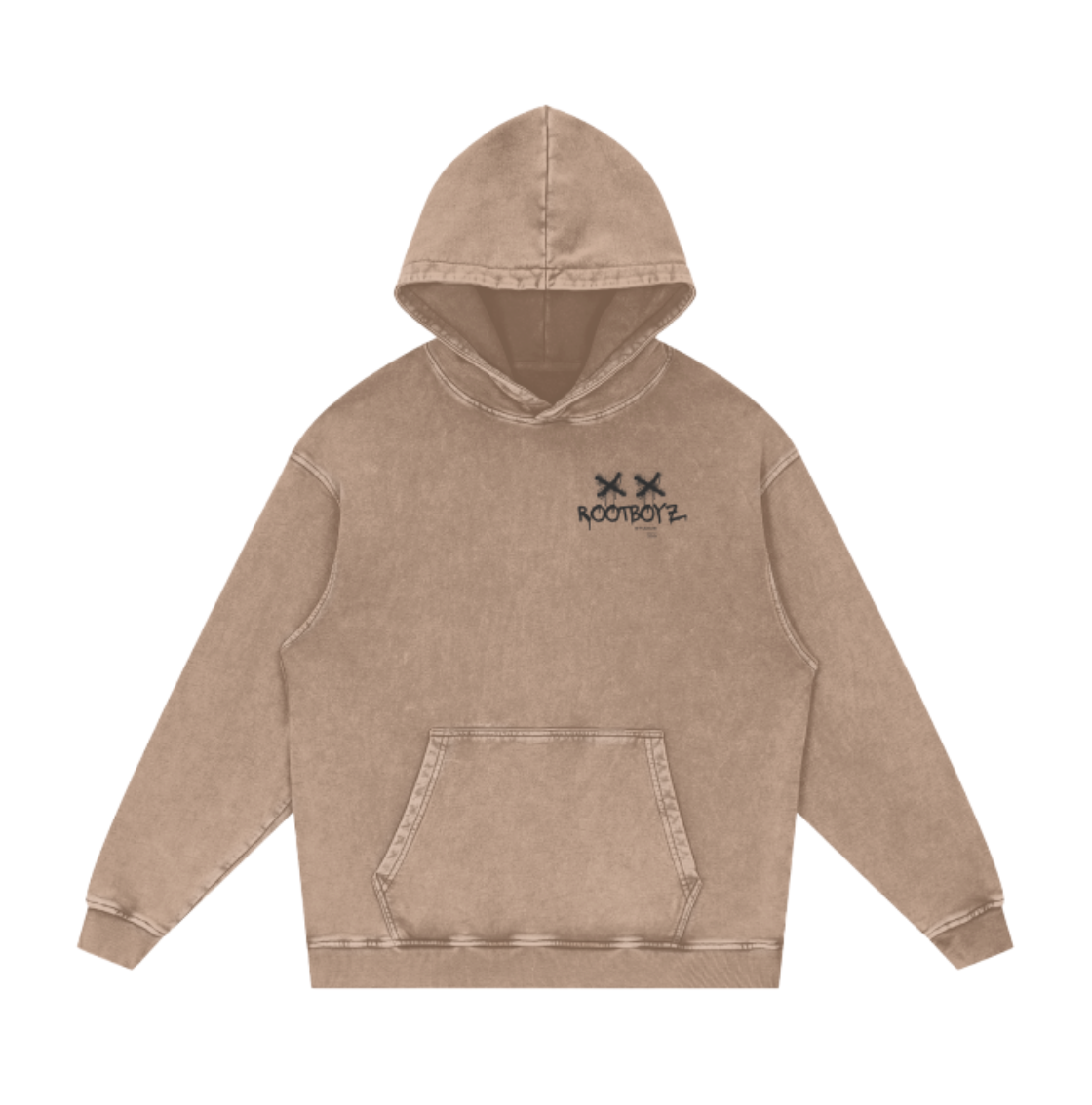 NOVAX Oversized Snow Wash Hoodie