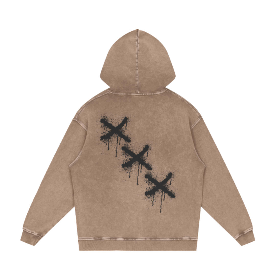 NOVAX Oversized Snow Wash Hoodie