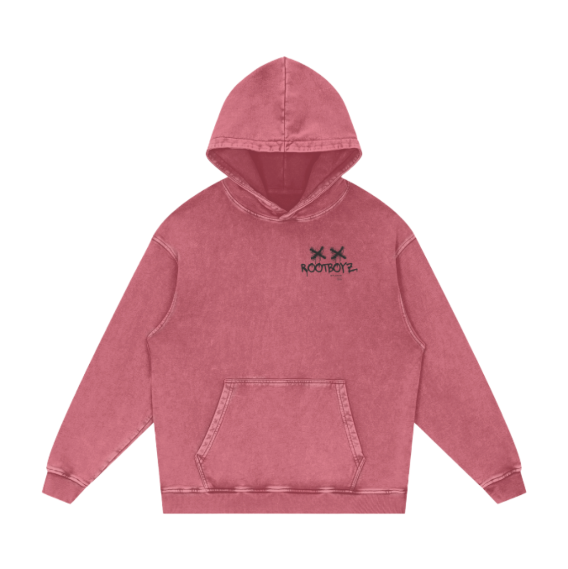 NOVAX Oversized Snow Wash Hoodie