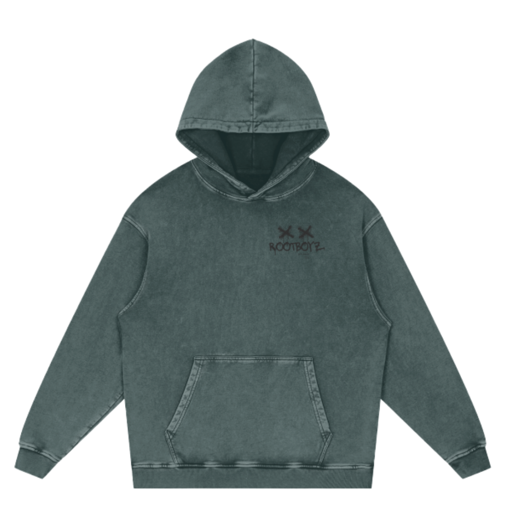 NOVAX Oversized Snow Wash Hoodie