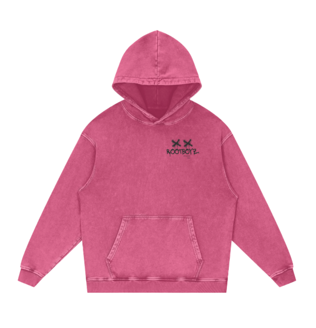 NOVAX Oversized Snow Wash Hoodie