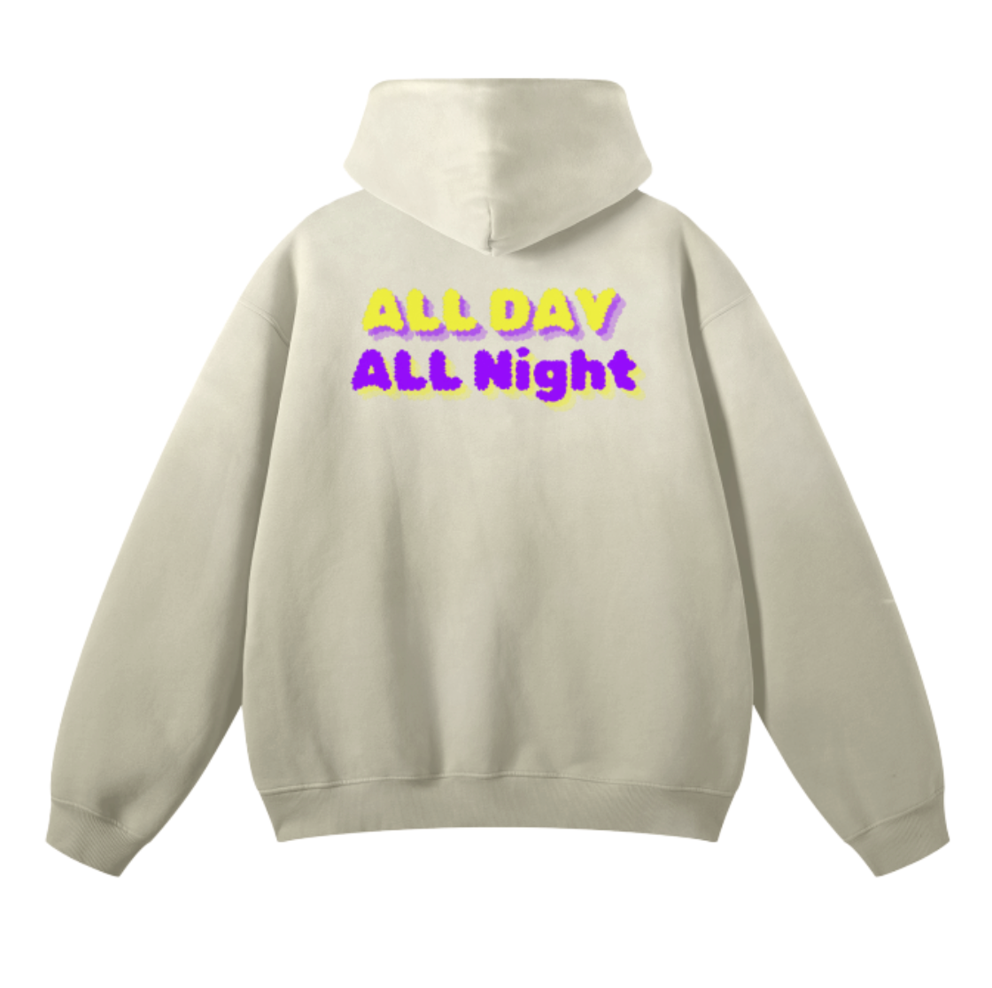 All Day All Night Extreme Soft Washed Dyed Fleece Hoodie