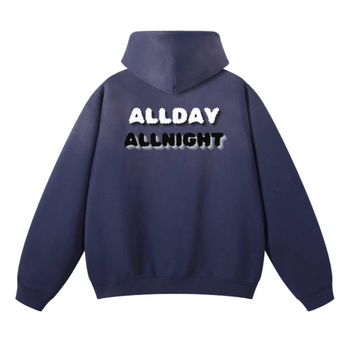 All Day All Night Extreme Soft Washed Dyed Fleece Hoodie