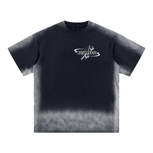 Washed Edge Drop Shoulder T-Shirt - 250 GSM