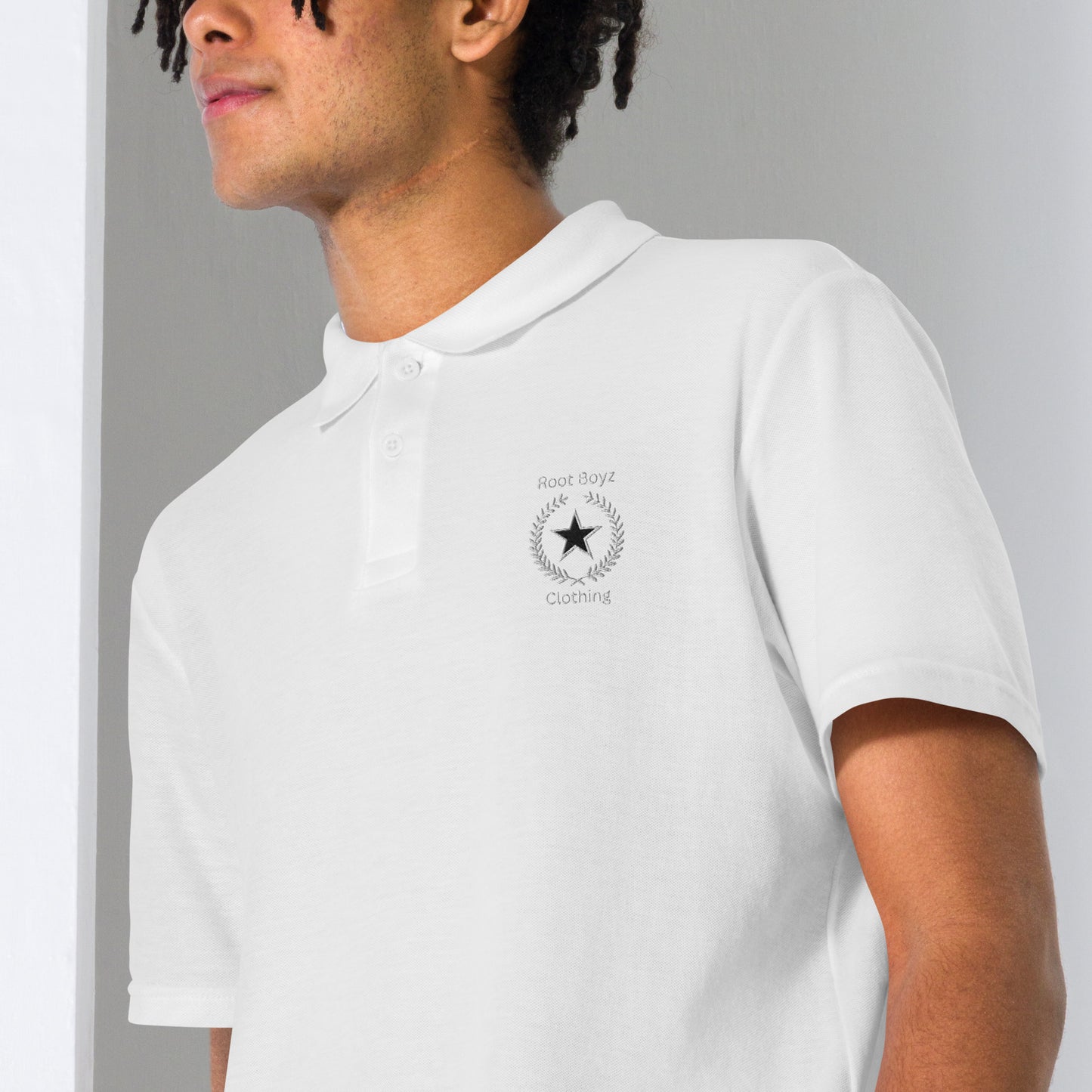 RootBoyz Embroidered pique polo shirt